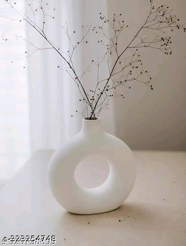 Classic Vases*Material: PCENF5306  CeramicColor: WhiteProduct Length: 6 cmProduct Height: 6 cmProduct Breadth: 2 cmNet Quantity (N): 1Dispatch: 1 Day*Proof of Safe Delivery! Click to know on Safety Standards of Delivery Partners- https://ltl.sh/y_nZrAV3