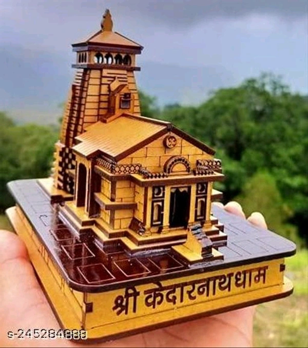Attractive Home Temple PCENF5307 *Material: WoodPattern: TraditionalProduct Breadth: 10 cmProduct Height: 13 cmProduct Length: 16 cmNet Quantity (N): 1Dispatch: 1 Day*Proof of Safe Delivery! Click to know on Safety Standards of Delivery Partners- https://ltl.sh/y_nZrAV3