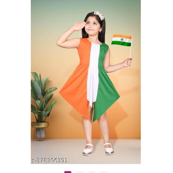 Indipendent day special DressName: Indipendent day special DressFabric: CottonSleeve Length: SleevelessPattern: ColorblockedNet Quantity (N): SingleSizes:12-18 Months, 18-24 Months, 1-2 Years, 2-3 Years, 3-4 Years, 4-5 Years, 5-6 Years, 6-7 YearsCountry of Origin: India