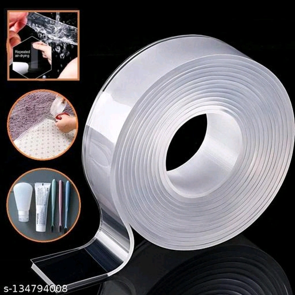 3 Meter Double Sided PCENF5321 Tape Heavy Duty - Multipurpose Removable Traceless Mounting Adhesive Washable Reusable Strong Sticky Strips Grip Tape (3 Meter Length ) 1.18 inches Wide*Material: PolyethyleneNet Quantity (N): 1Dispatch: 1 Day*Proof of Safe Delivery! Click to know on Safety Standards of Delivery Partners- https://ltl.sh/y_nZrAV3