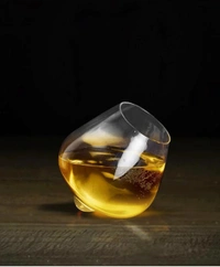 Tip-Toe Shell Drinking Glass Pack Of 4 PCENF5325 - 8 Pcs
