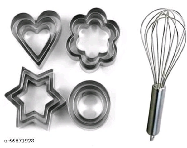 Essential Cake tins and whisk Stencils PCENF5370*Material: Stainless SteelNet Quantity (N): Pack of 1length: 10 cmbreadth: 10 cmheight: 10 cmSizes: Free SizeDispatch: 1 Day*Proof of Safe Delivery! Click to know on Safety Standards of Delivery Partners- https://ltl.sh/y_nZrAV3