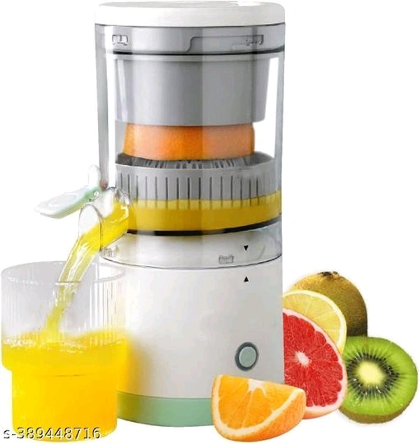  Electric Citrus PCENF5393 Manual Juicer,Portable Orange Juicer Machines Rechargeable with and Cleaning Brush for Fruit Vegetable SqueezerName:  Electric Citrus Manual Juicer,Portable Orange Juicer Machines Rechargeable with USB and Cleaning Brush for Fruit  SqueezerMaterial: PlasticType: OthersCapacity in mL: 100Product Breadth: 10 CmProduct Height: 10 CmProduct Length: 40 CmNet 