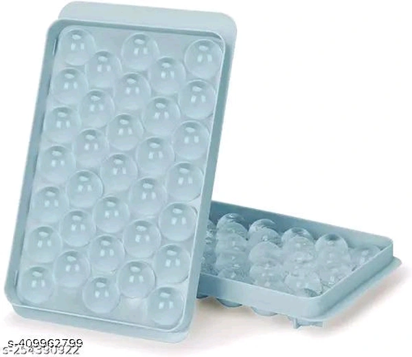 Round Ice PCENF5413 Cube Tray 33 Grid Mini Circle Making Sphere Ball Mold for Freezer Chilling Cocktail Whiskey Reusable Flexible TraysName: Round Ice Cube Tray 33 Grid Mini Circle Making Sphere Ball Mold for Freezer Chilling Cocktail Whiskey Reusable Flexible TraysMaterial: PlasticProduct Breadth: 24 CmProduct Height: 10 CmProduct Length: 5.5 CmNet