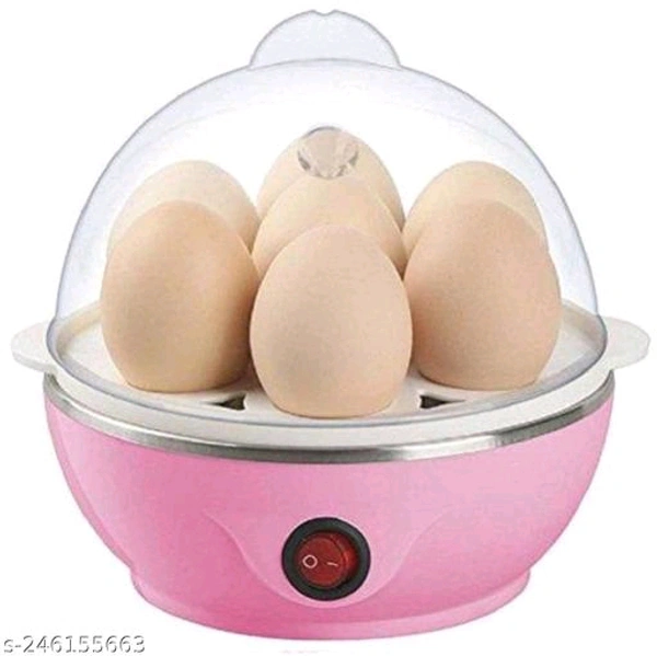 Electric Egg PCENF5425 Steamer Hard And Soft Boiled Electric Egg Poacher (Colour As Per Availability) Egg Cooker (Multicolor, 7 Eggs)Name: Electric Egg Steamer Hard And Soft Boiled Electric Egg Poacher (Colour As Per Availability) Egg Cooker (Multicolor, 7 Eggs)Capacity (Number Of Eggs): 7Product Breadth: 11 CmProduct Height: 10 CmProduct Length: 15 CmNet Quantity (N)i