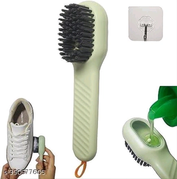Liquid PCENF54329 Adding Soft Fur Cleaning Brush, Multifunctional Shoe Brush, Long Handle Liquid Adding Cleaning Brush Clothes Cleaning Tools Name: Liquid Adding Soft Fur Cleaning Brush, Multifunctional Shoe Brush, Long Handle Liquid Adding Cleaning Brush Clothes Cleaning Tools Material: PlasticType: ScrubProduct Breadth: 1.5 CmProduct Height