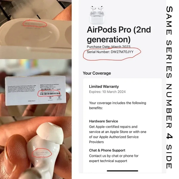 AIRPODS PRO 2  ANC 110 % working USA 🇺🇸  QUALITY 598 mAh