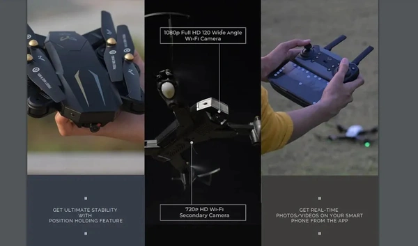 Garuda Drone with Dual Camera 1080P + 720P 4k Camera Live