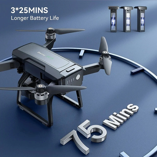 Sky High Foldable 4K Drone with Brushless Motor Inbuilt