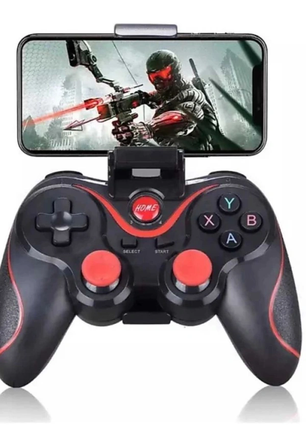 X3 Wireless Bluetooth Gamepad For Android/Windows/Smart TV/Smart Box (All Games Support  - Black, Large, Gaming