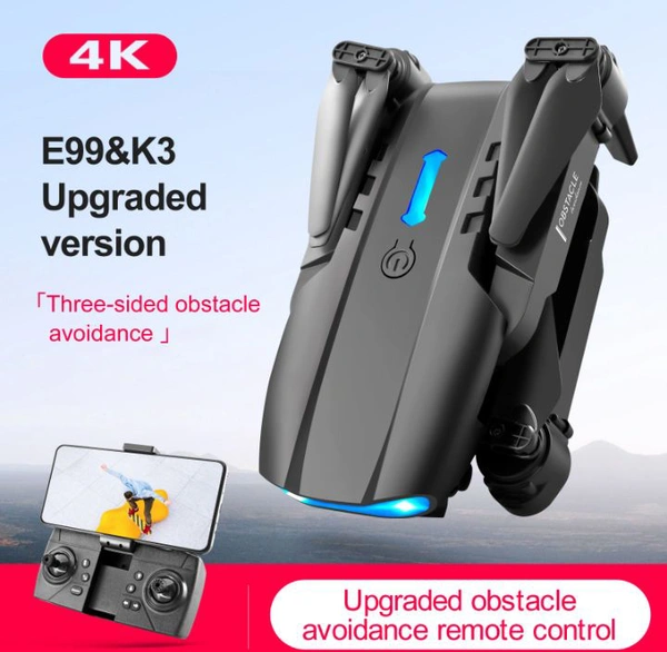 E99 Pro Drone Wide Angle Quadcopter E88 pro WIFI FPV HD Camera 5G Photography - Black