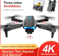 E99 Pro Drone Wide Angle Quadcopter E88 pro WIFI FPV HD Camera 5G Photography - Black