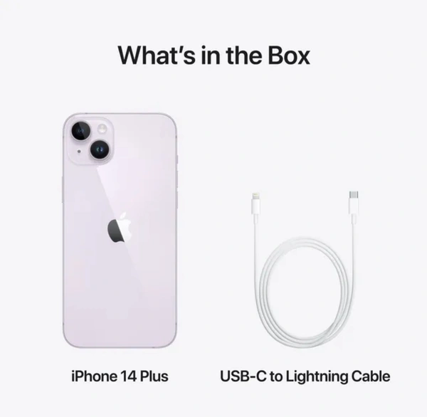 Iphone 14plus 128gb (Purple)  - purple