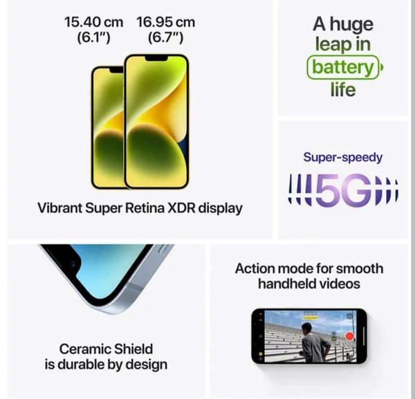 Iphone 14plus 512gb (Starlight)  - Starlight