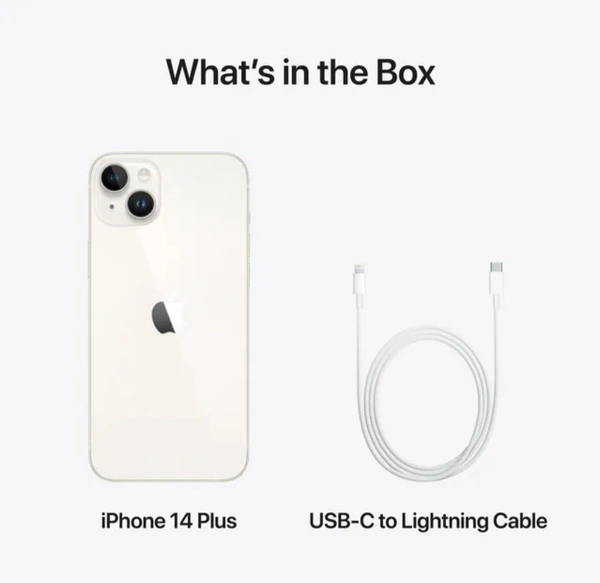 Iphone 14plus 512gb (Starlight)  - Starlight