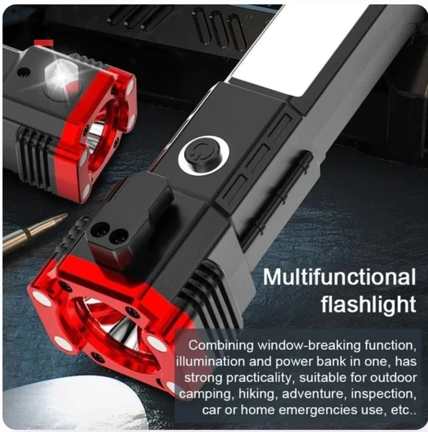 Multifunctional Work Portable Hammer LED Flashlight