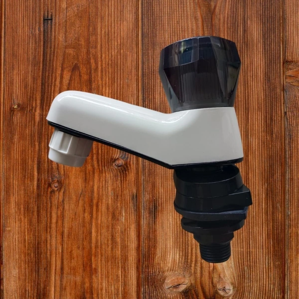 WATERTEC PILLAR TAP  - 150MM, White