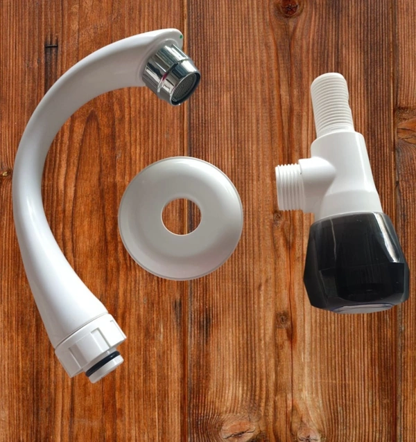 WATERTEC WALL SINK TAP - 150MM, White