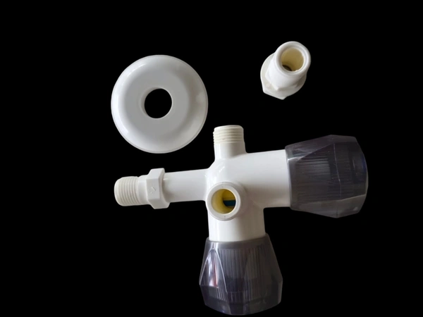 WATERTEC 2WAY ANGLE VALVE - 150MM, White