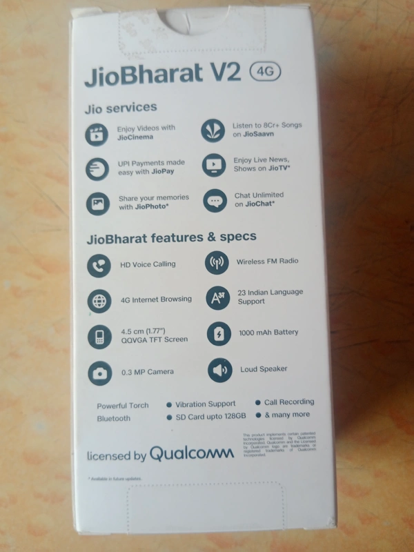 Jio Bharat V2 4G Jio Bharat 