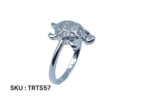 Avani Jewellers Silver Tortoise Fancy Ring - 2.89, 14