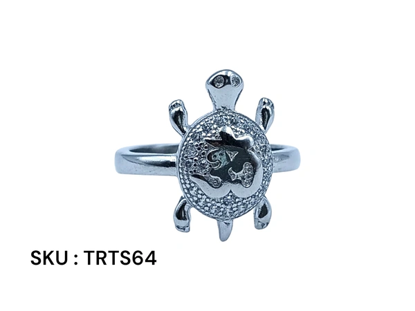 Avani Jewellers Silver Tortoise Fancy Ring - 3.16, 10