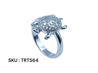 Avani Jewellers Silver Tortoise Fancy Ring - 3.16, 10