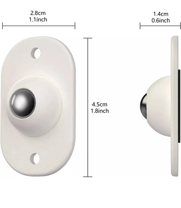 4 Pcs Wheels 360 Degree Rotation