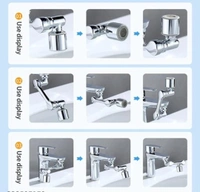 1080° Rotating Faucet Water Outlet Modes.