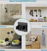 Mop and Broom Hanger/Holder for Your Home, Kitchen, Bathroom, Garage and Wardrobe (Pack Of 6).