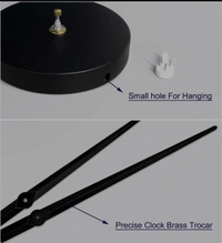 Large DIY Wall Clock Without Frame.