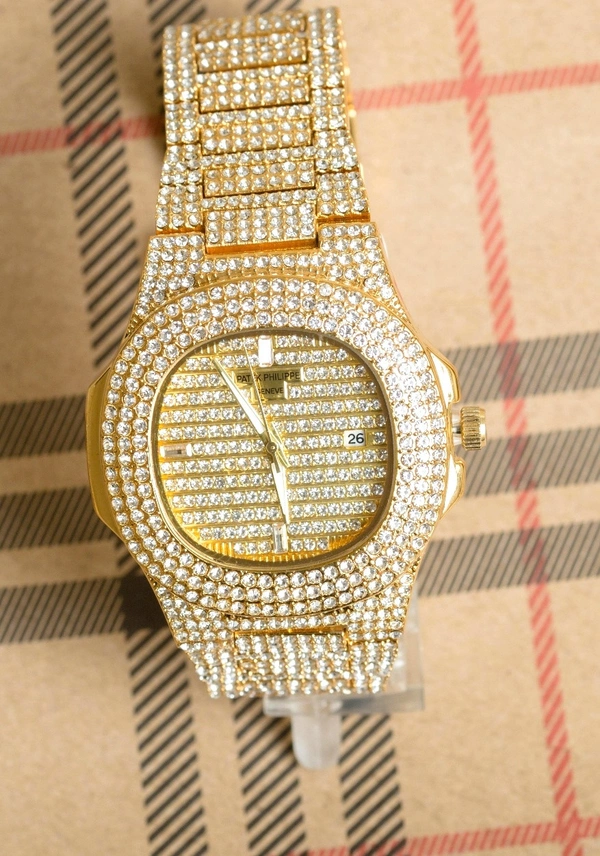 Golden Watch For Men And Women 