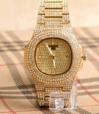 Golden Watch For Men And Women 