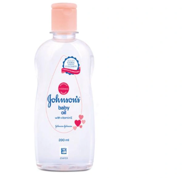 Johnson's Baby Oil with Vitamin-E 200 ml - 200ml
