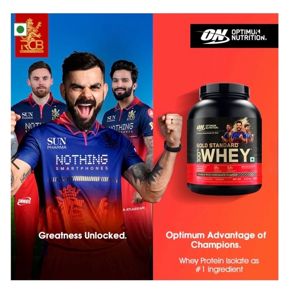 Gold Standard 100% Whey Protein Powder | Double Rich Chocolate | - Double Rich Choclate Flovour