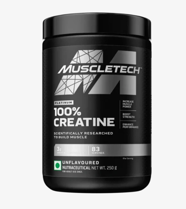 Muscletech™ Platinum 100% Creatine - 250 gm, Unflavoured