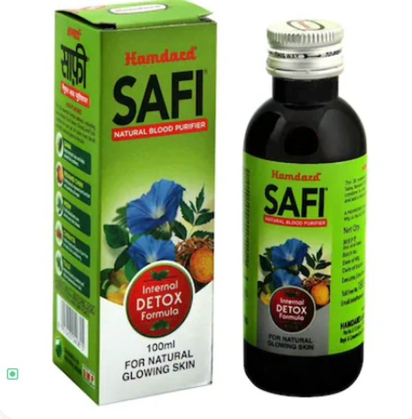 Hamdard Safi Natural Blood Purifier Syrup | For Natural Glowing Skin & Stomach Care - 200ml