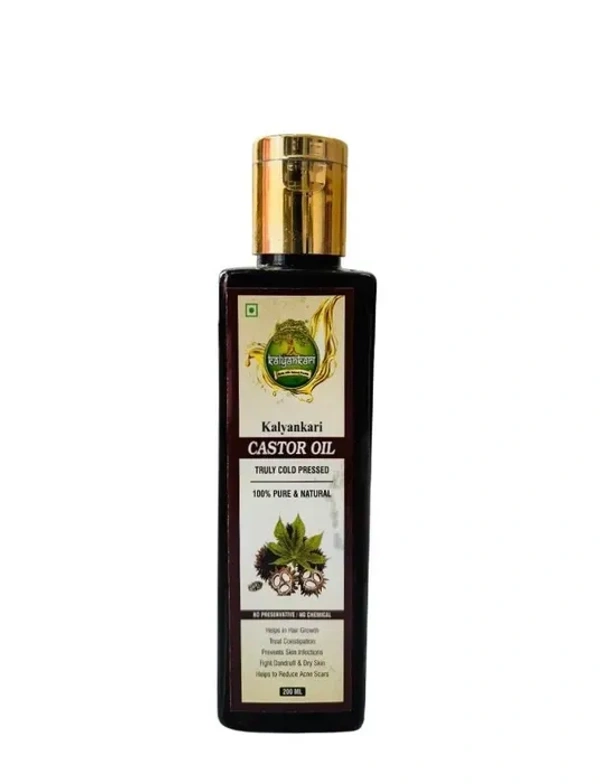 Castor Oil (अरंडी का तेल) Wooden Pressed - 200 ML