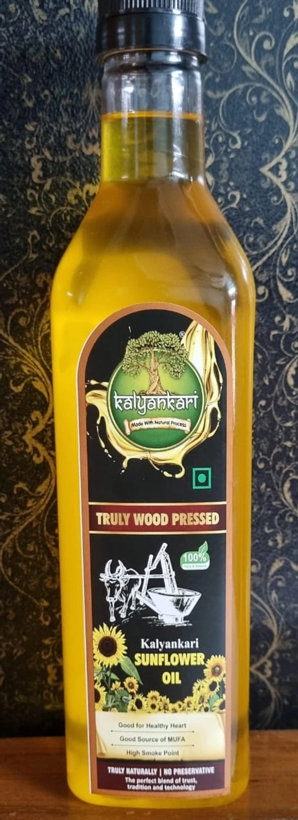 Sunflower Wood Pressed oil - 5 Ltr