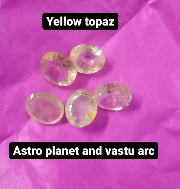 Astro Planet  Yellow Topaz - Cream