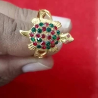 Astro Planet  Tortoise Ring - Melrose, Mix