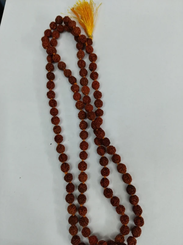 Astro Planet  Rudraksha Jaap Mala 108+1 Beeds - Brown, 108+1