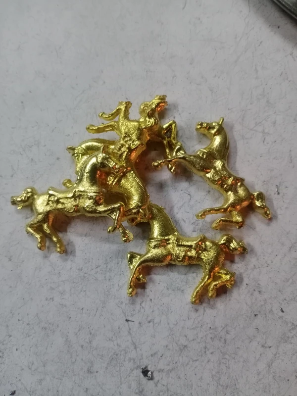 Astro Planet  Brass Horse  - Tangerine, Small