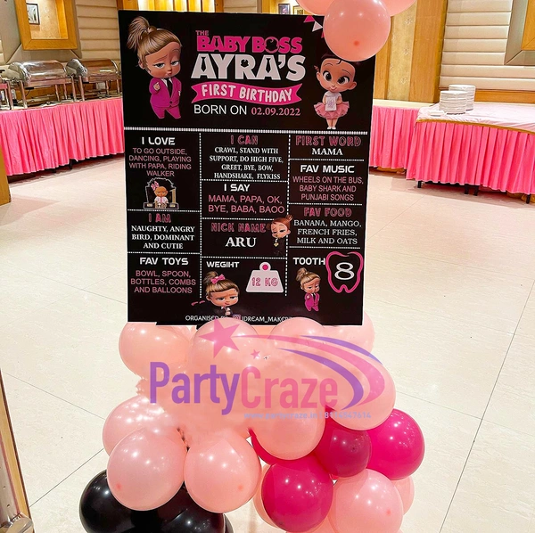Boss Baby Theme  Kids Birthday Decor 14