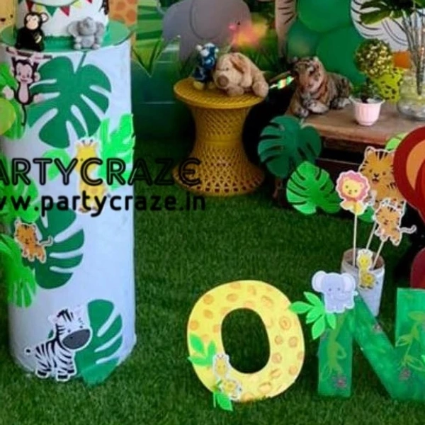 Jungle Theme  Kids Birthday Decor 48