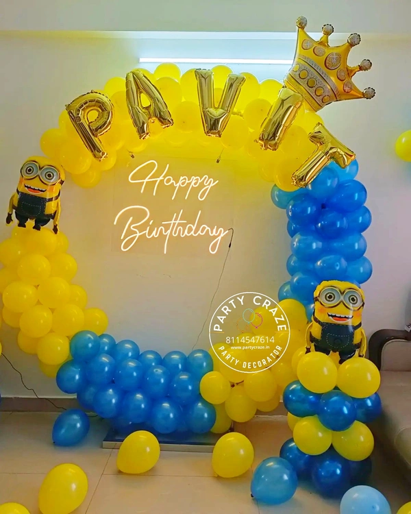 Minions Theme  Kids Birthday Decor 66