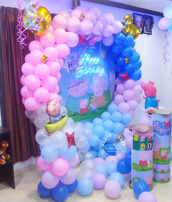 Peppa Pig Theme  Kids Birthday Decor 76