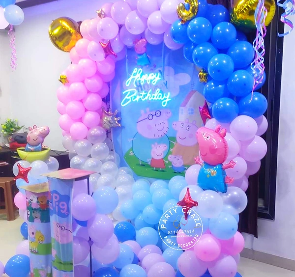 Peppa Pig Theme  Kids Birthday Decor 76