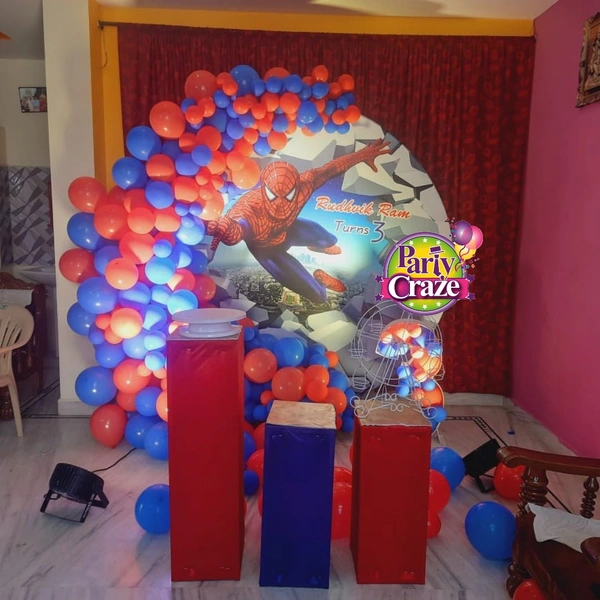 Spiderman Theme  Kids Birthday Decor 78