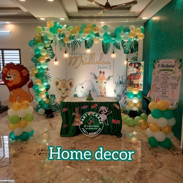Jungle Theme  Kids Birthday Decor 80